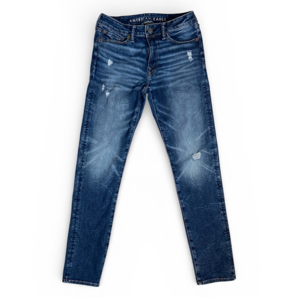 American Eagle Air Flex 360 Slim Distressed Jean